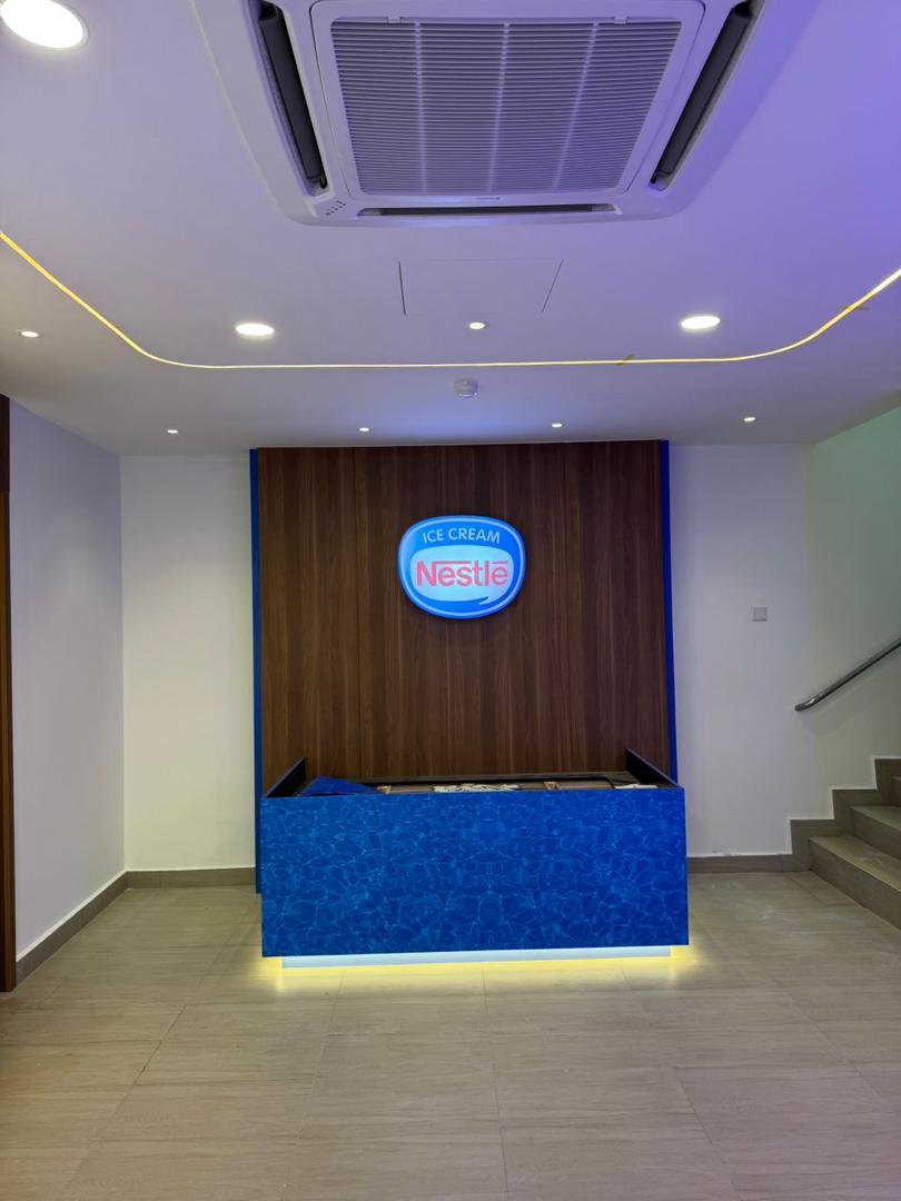 Office meeting room fit-out — Nestlé Chembong